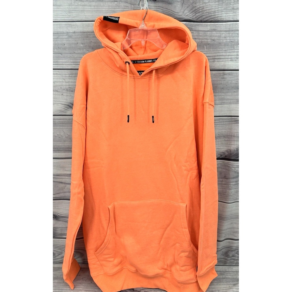 DIXXON FLANNEL CO ORANGE HOODED SWEATSHIRT‎ HOODIE Men's Size 3X  NEW!!